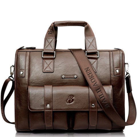 LEINASEN Brand High Capacity Men briefcase Business Messenger Handbags Men Bags Laptop Handbag Bag Men's Travel Bags HighQuality